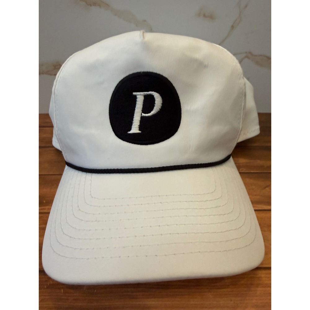 Imperial Sports Precision P Logo Rope Hat White Snapback Golf Cap L62427